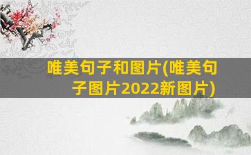 唯美句子和图片(唯美句子图片2022新图片)